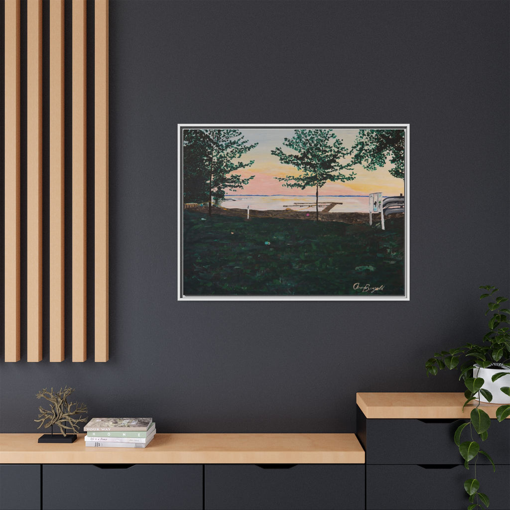 Matte Canvas, Framed (Multi-color)