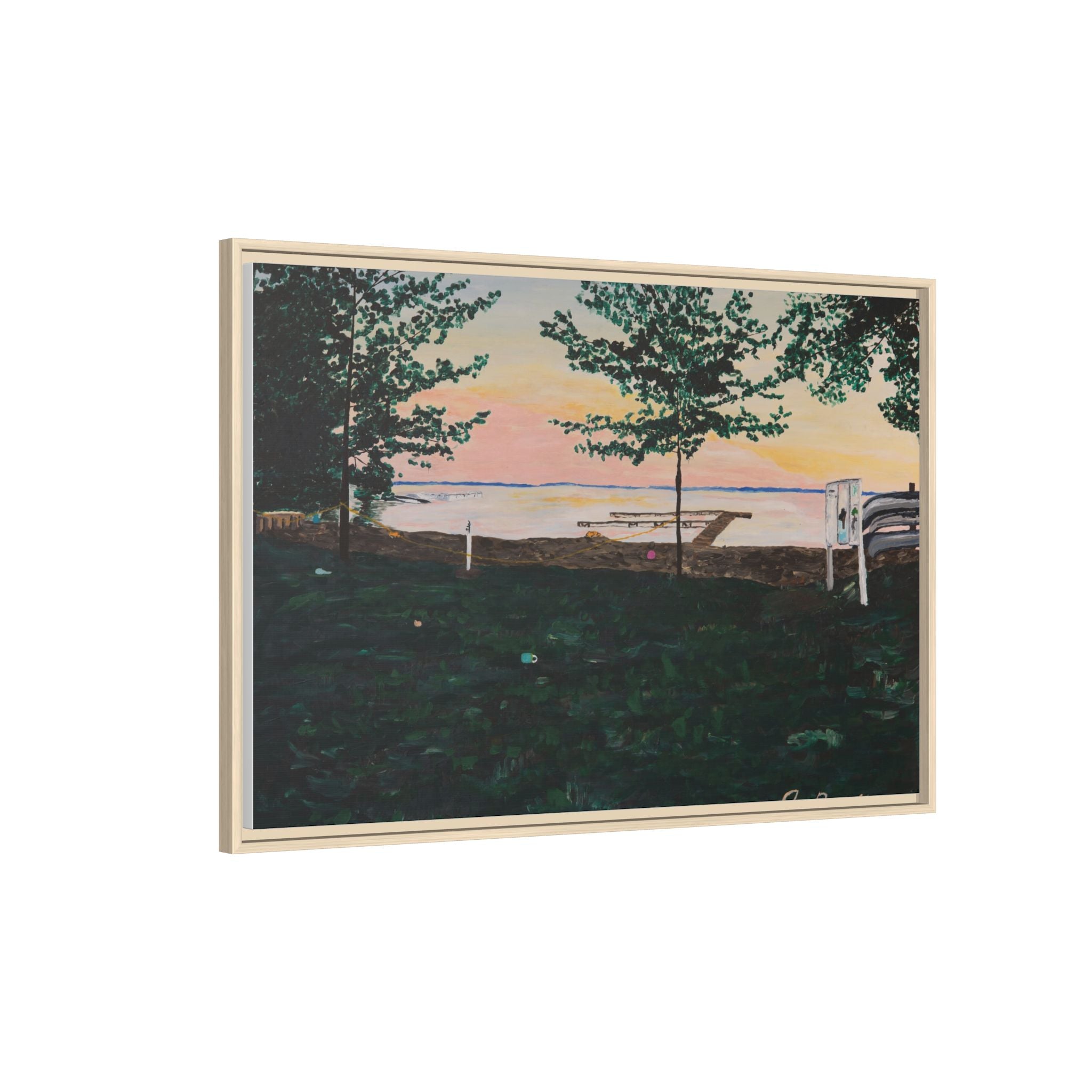 Matte Canvas, Framed (Multi-color)