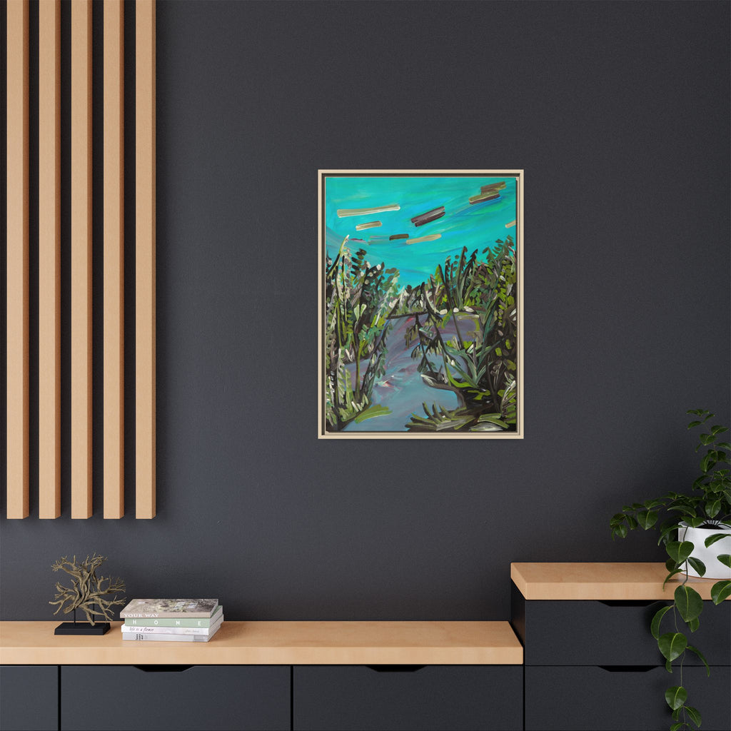Matte Canvas, Framed (Multi-color)