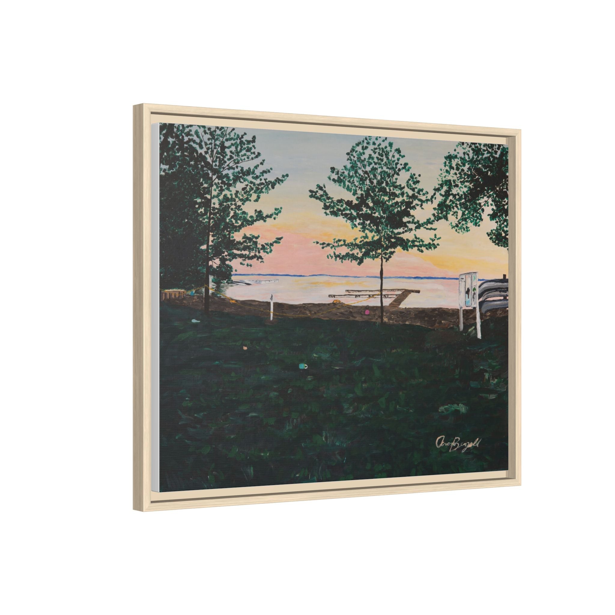 Matte Canvas, Framed (Multi-color)