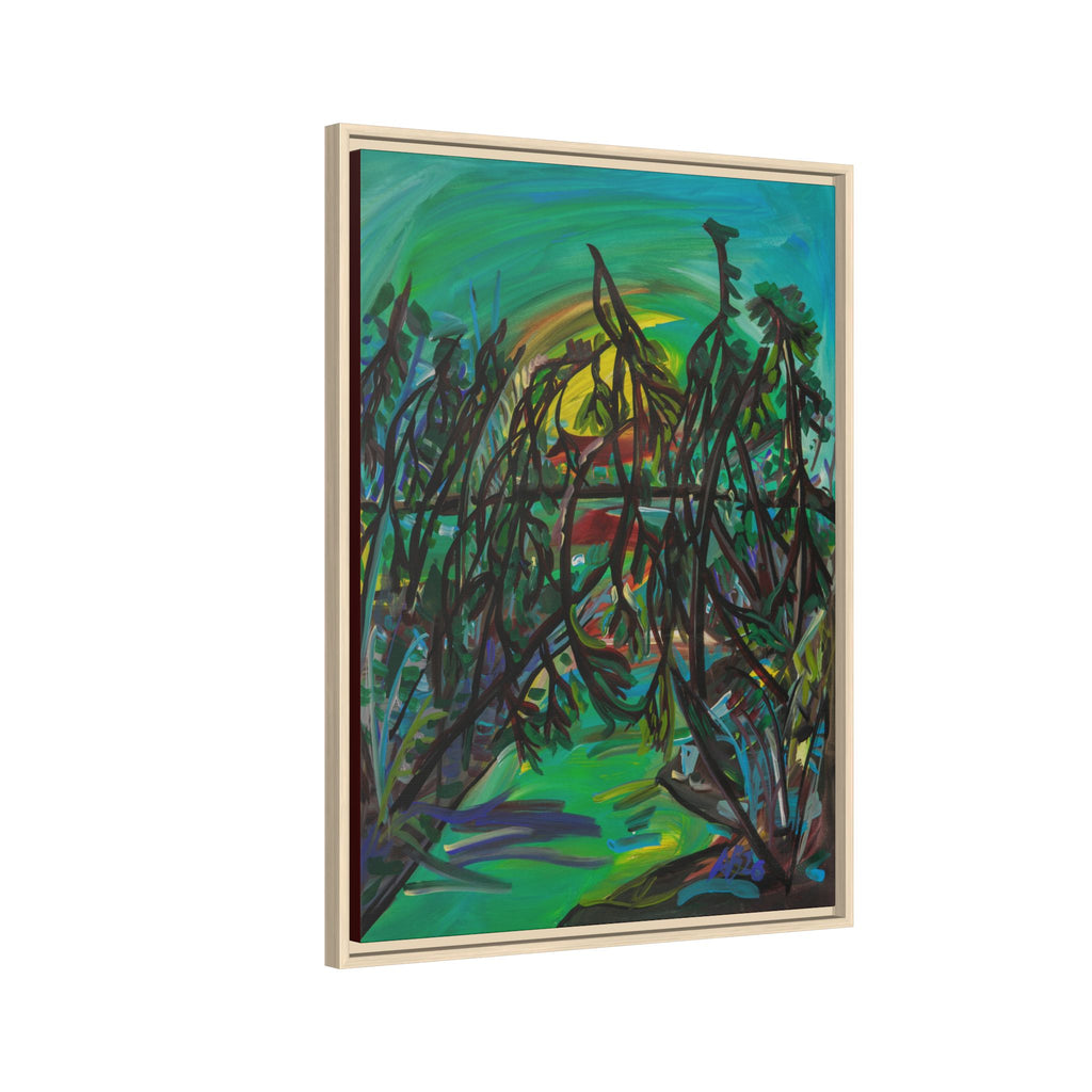 Matte Canvas, Framed (Multi-color)