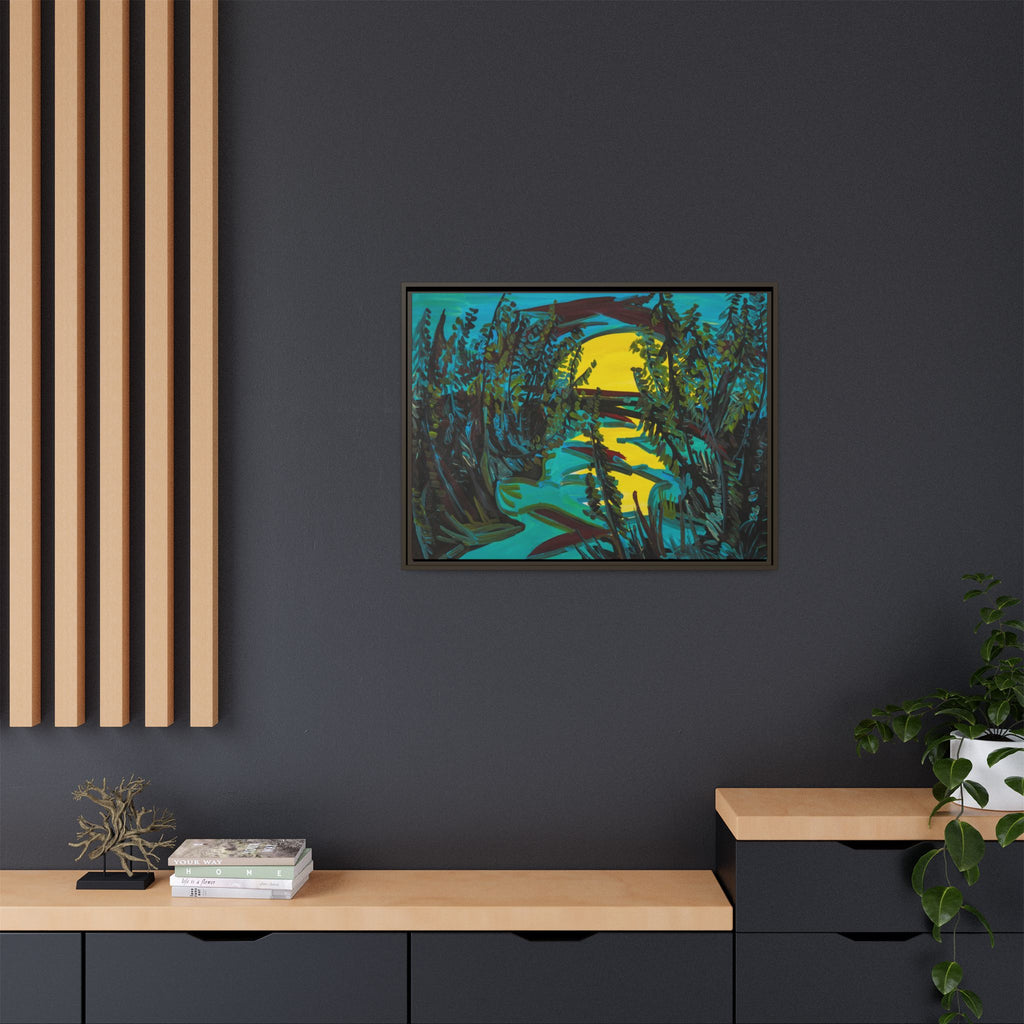 Matte Canvas, Framed (Multi-color)