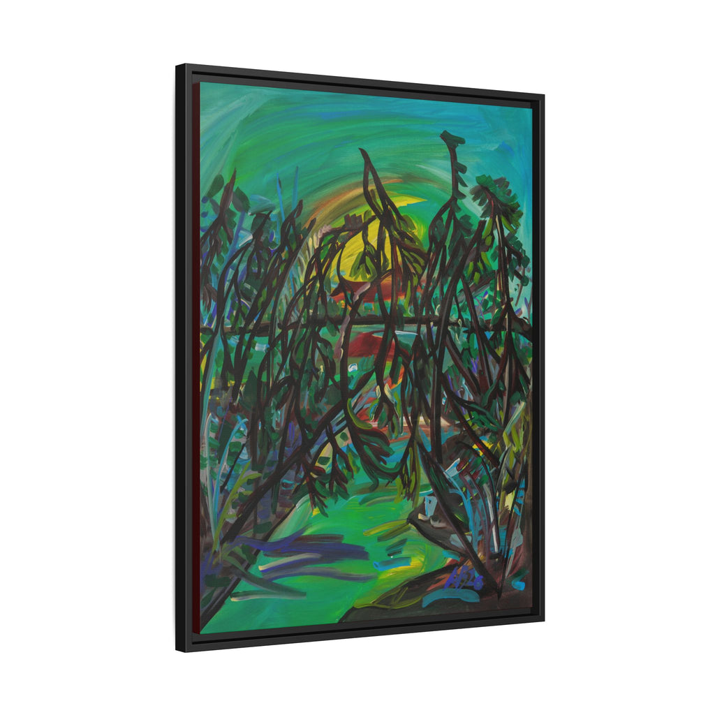 Matte Canvas, Framed (Multi-color)