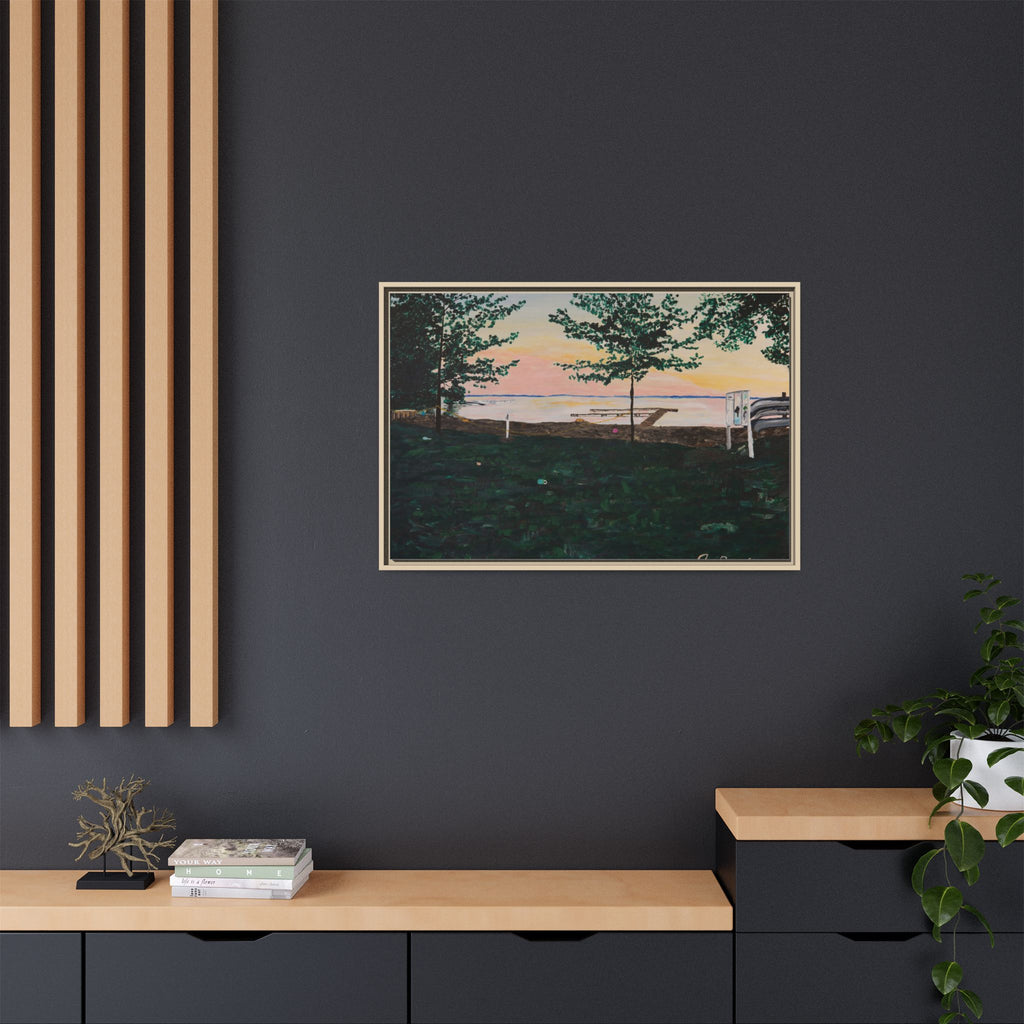 Matte Canvas, Framed (Multi-color)