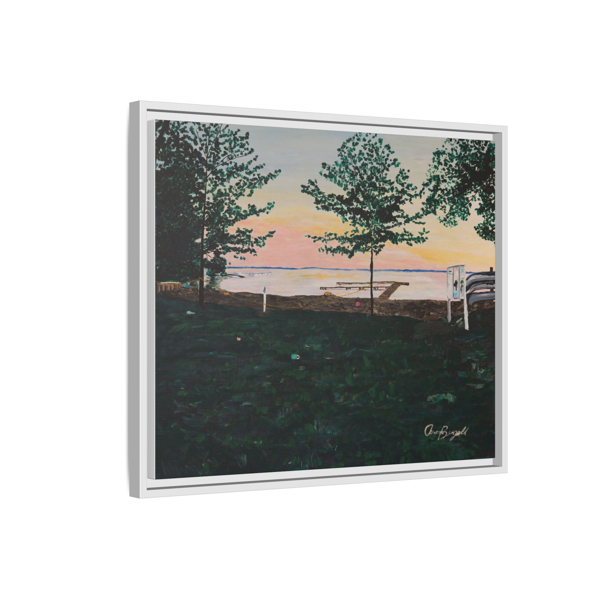 Matte Canvas, Framed (Multi-color)