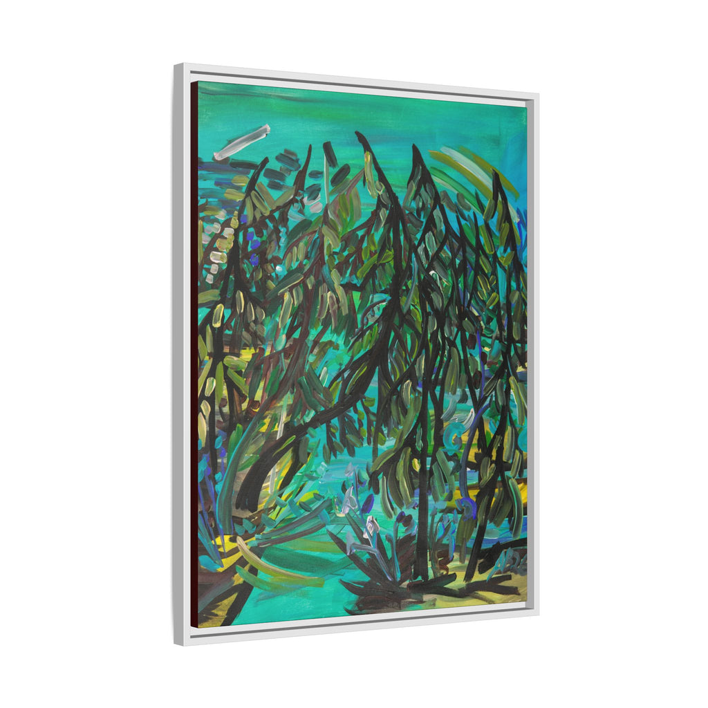 Matte Canvas, Framed (Multi-color)