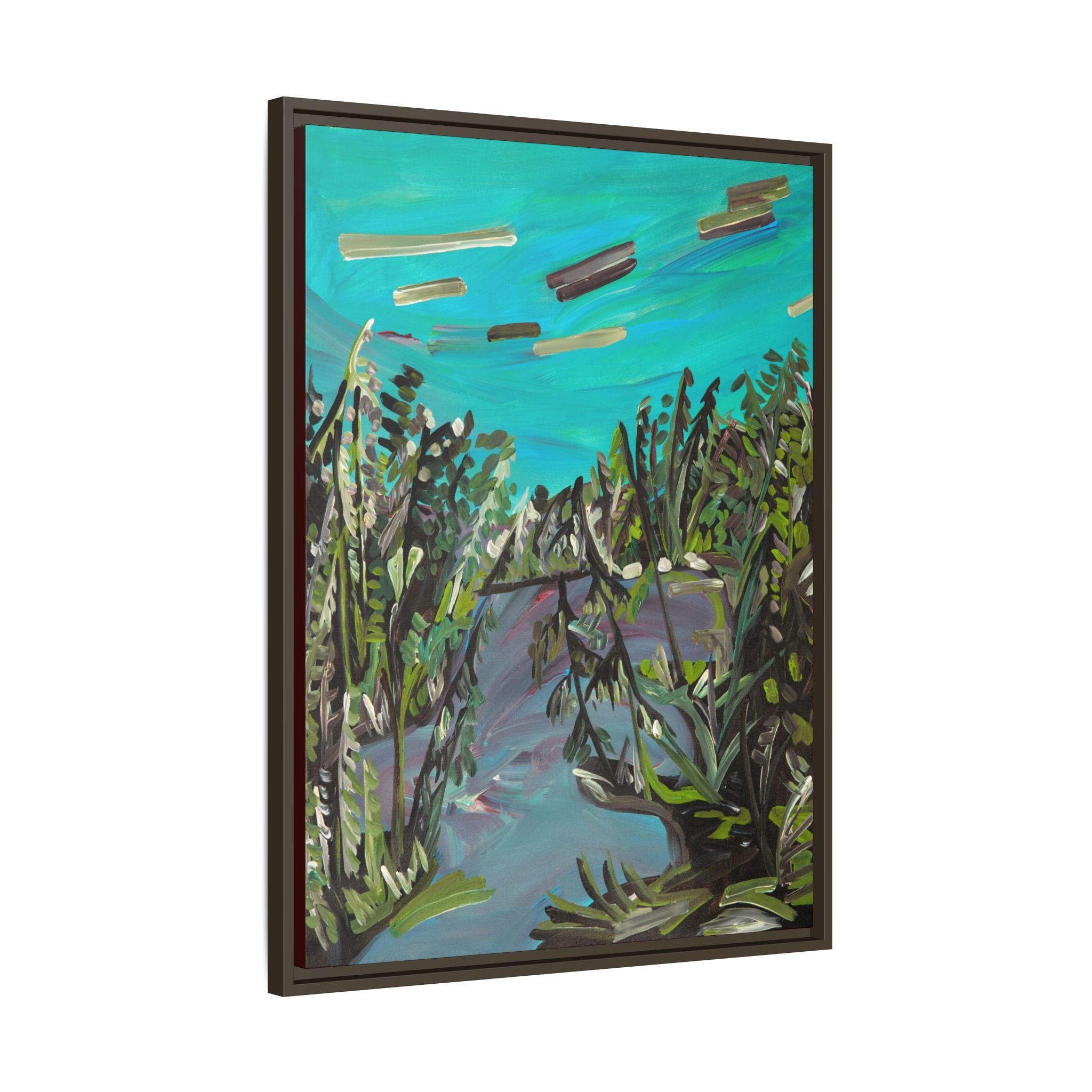 Matte Canvas, Framed (Multi-color)