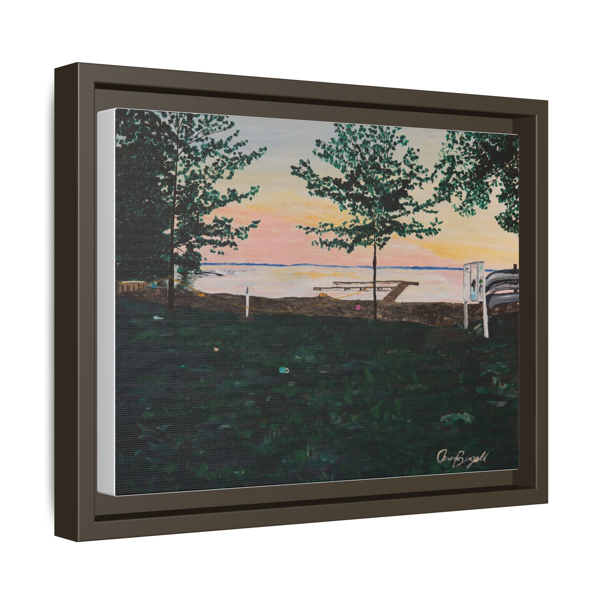 Matte Canvas, Framed (Multi-color)