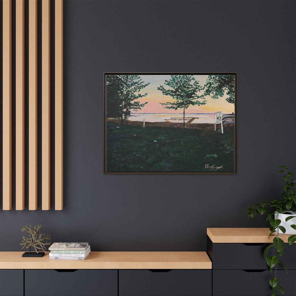 Matte Canvas, Framed (Multi-color)