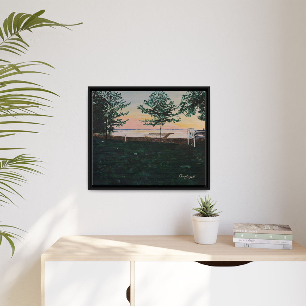Matte Canvas, Framed (Multi-color)