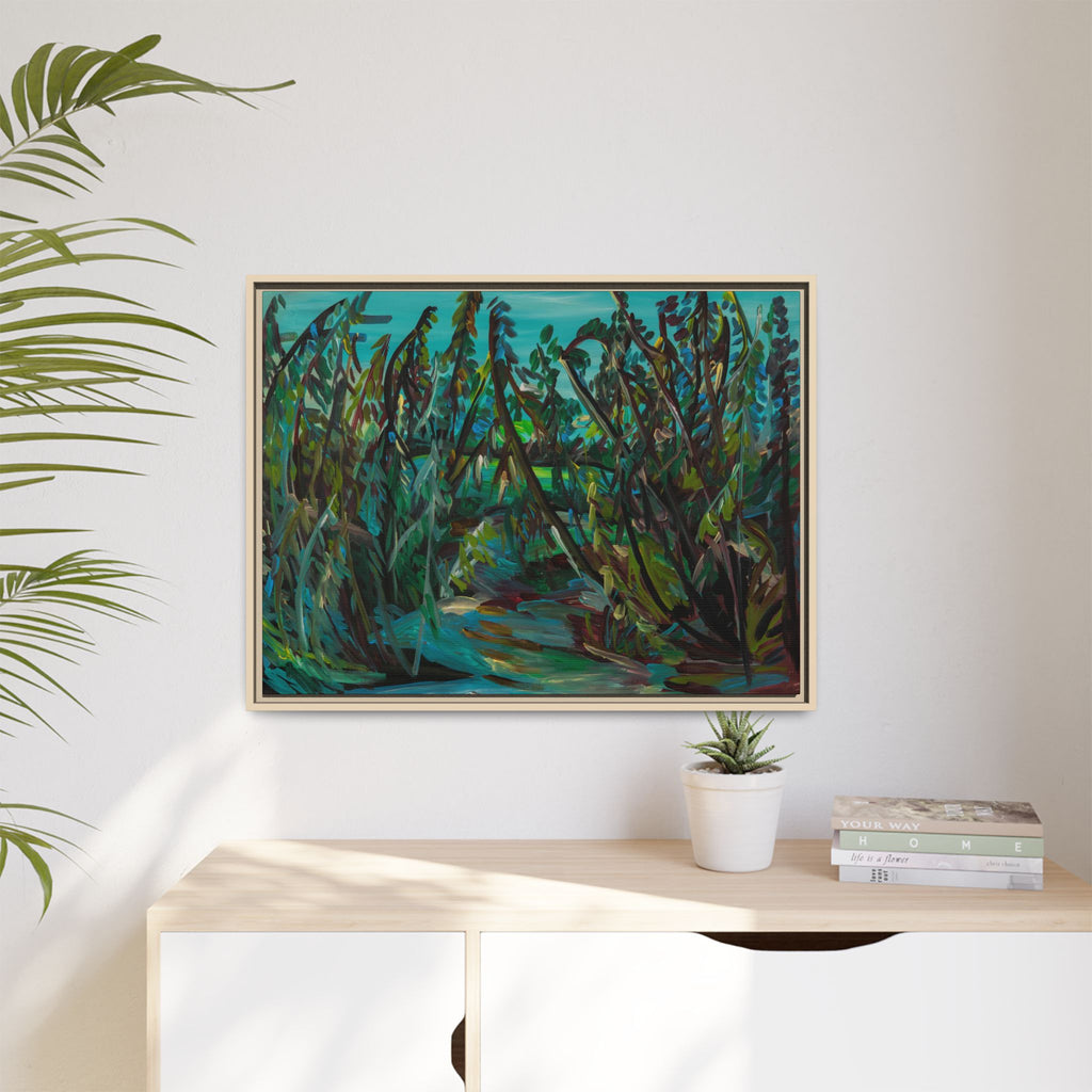 Matte Canvas, Framed (Multi-color)