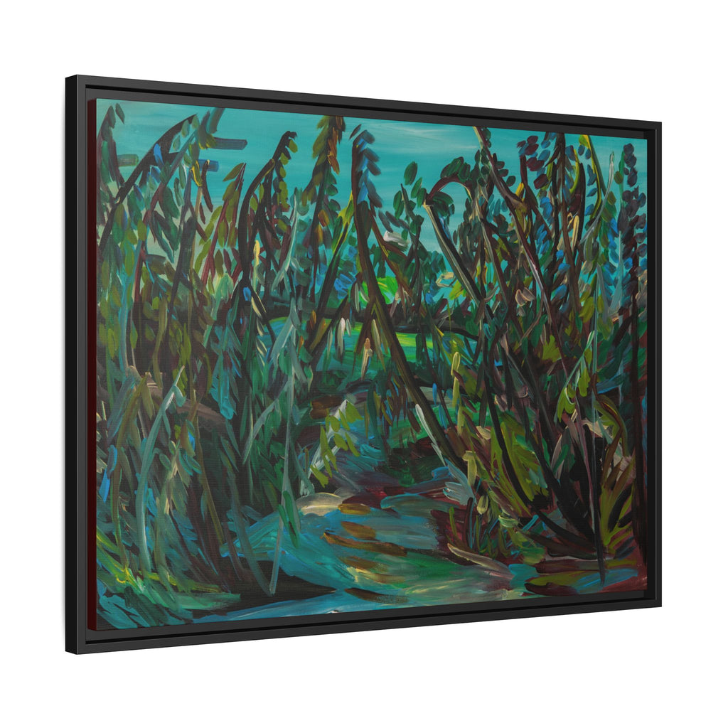 Matte Canvas, Framed (Multi-color)