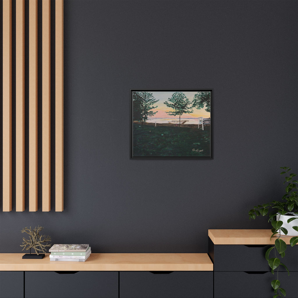 Matte Canvas, Framed (Multi-color)