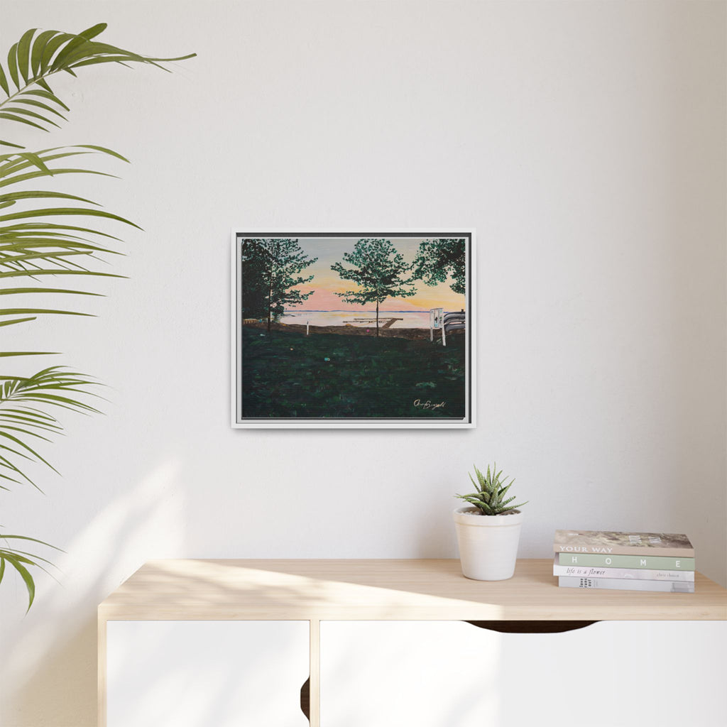 Matte Canvas, Framed (Multi-color)