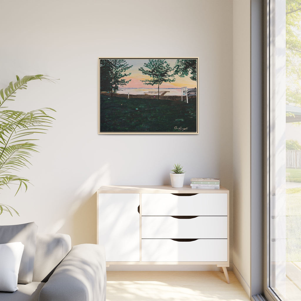 Matte Canvas, Framed (Multi-color)