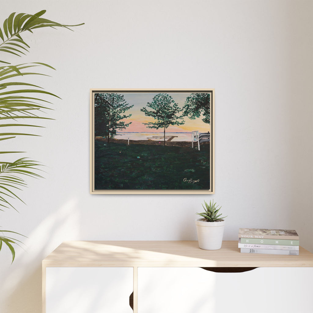 Matte Canvas, Framed (Multi-color)