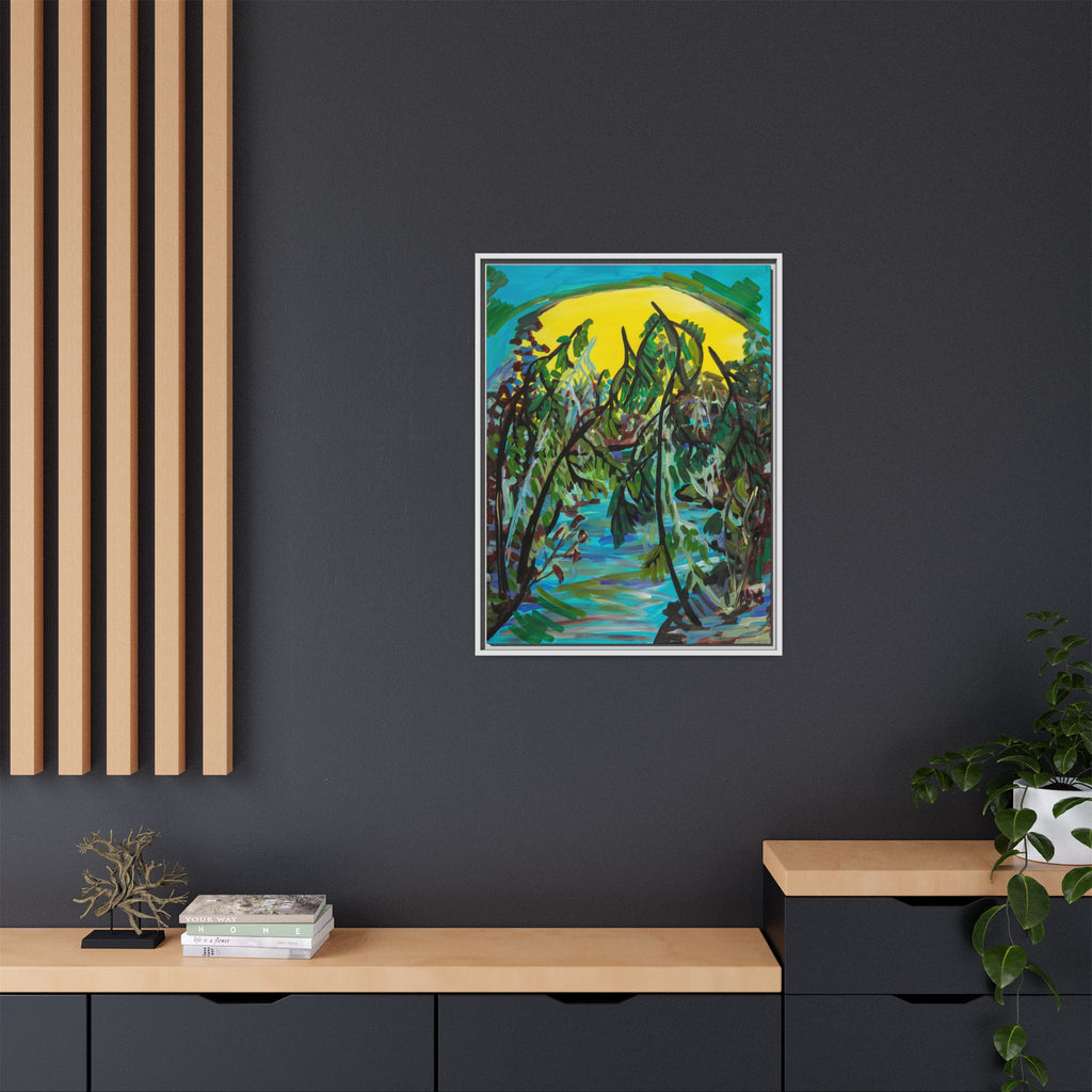 Matte Canvas, Framed (Multi-color)