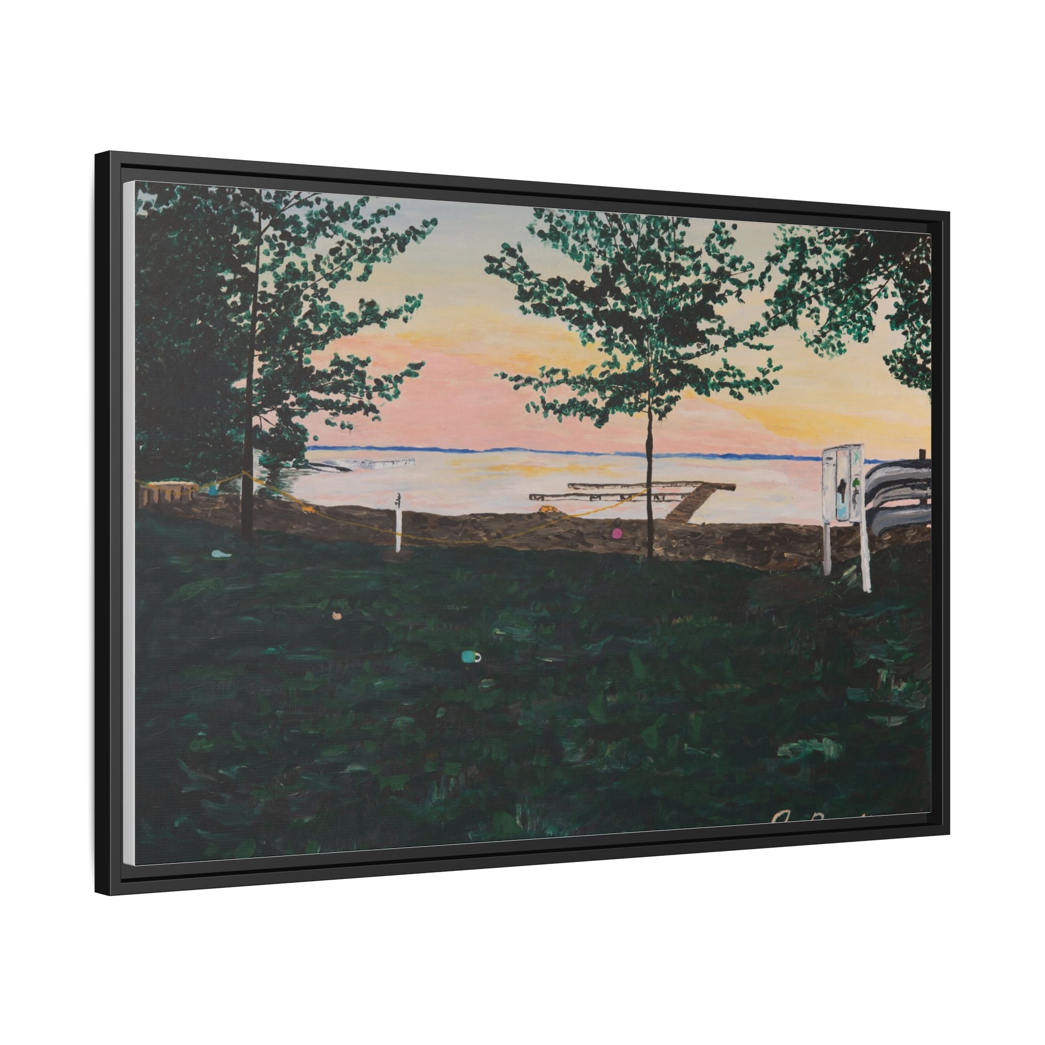 Matte Canvas, Framed (Multi-color)