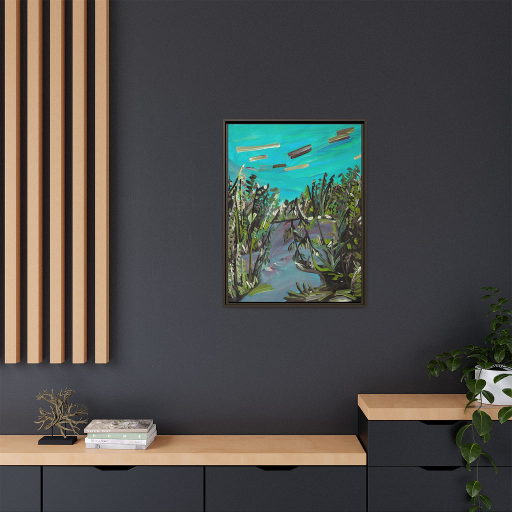 Matte Canvas, Framed (Multi-color)