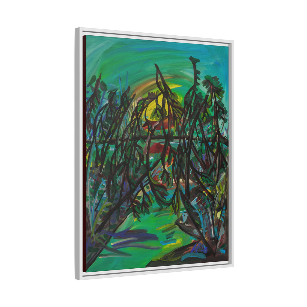 Matte Canvas, Framed (Multi-color)