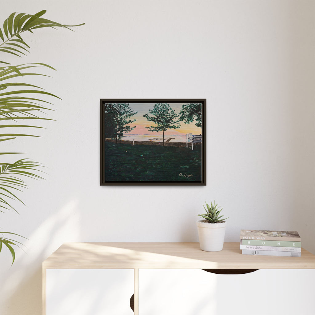 Matte Canvas, Framed (Multi-color)