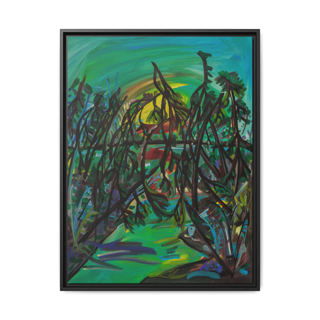Matte Canvas, Framed (Multi-color)