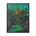 Matte Canvas, Framed (Multi-color)