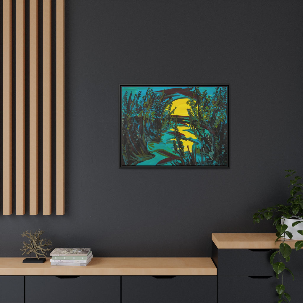 Matte Canvas, Framed (Multi-color)