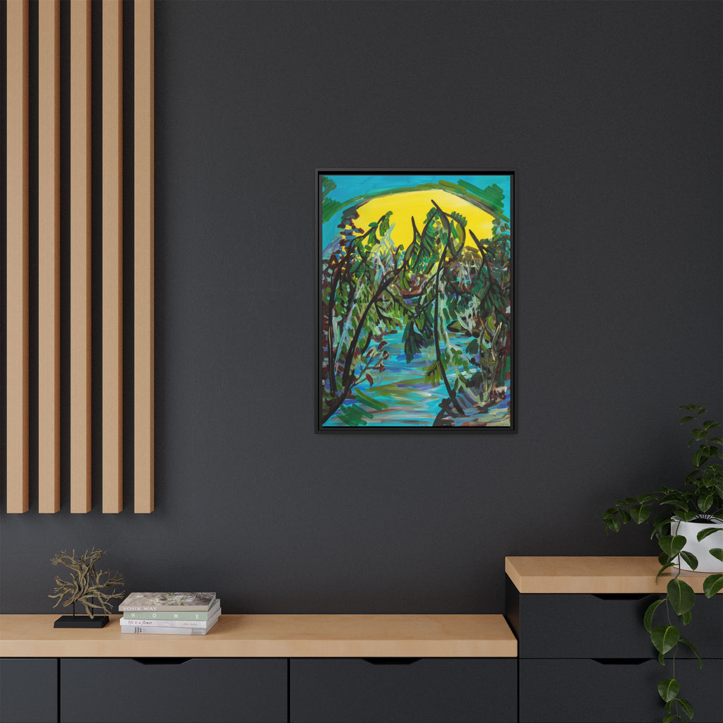 Matte Canvas, Framed (Multi-color)