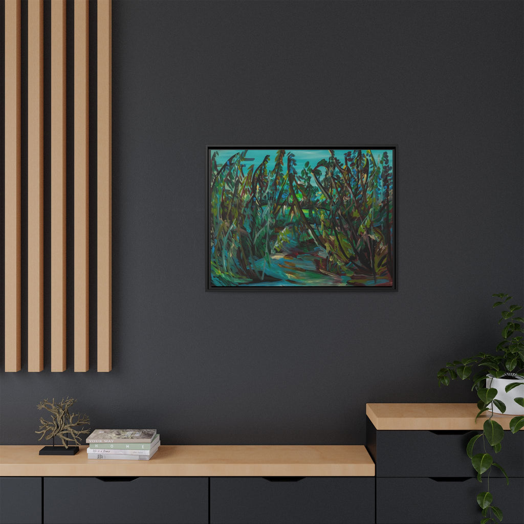 Matte Canvas, Framed (Multi-color)