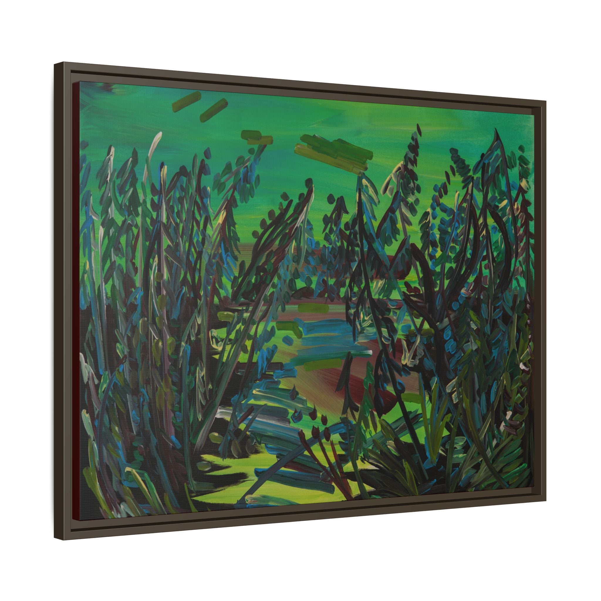 Matte Canvas, Framed (Multi-color)