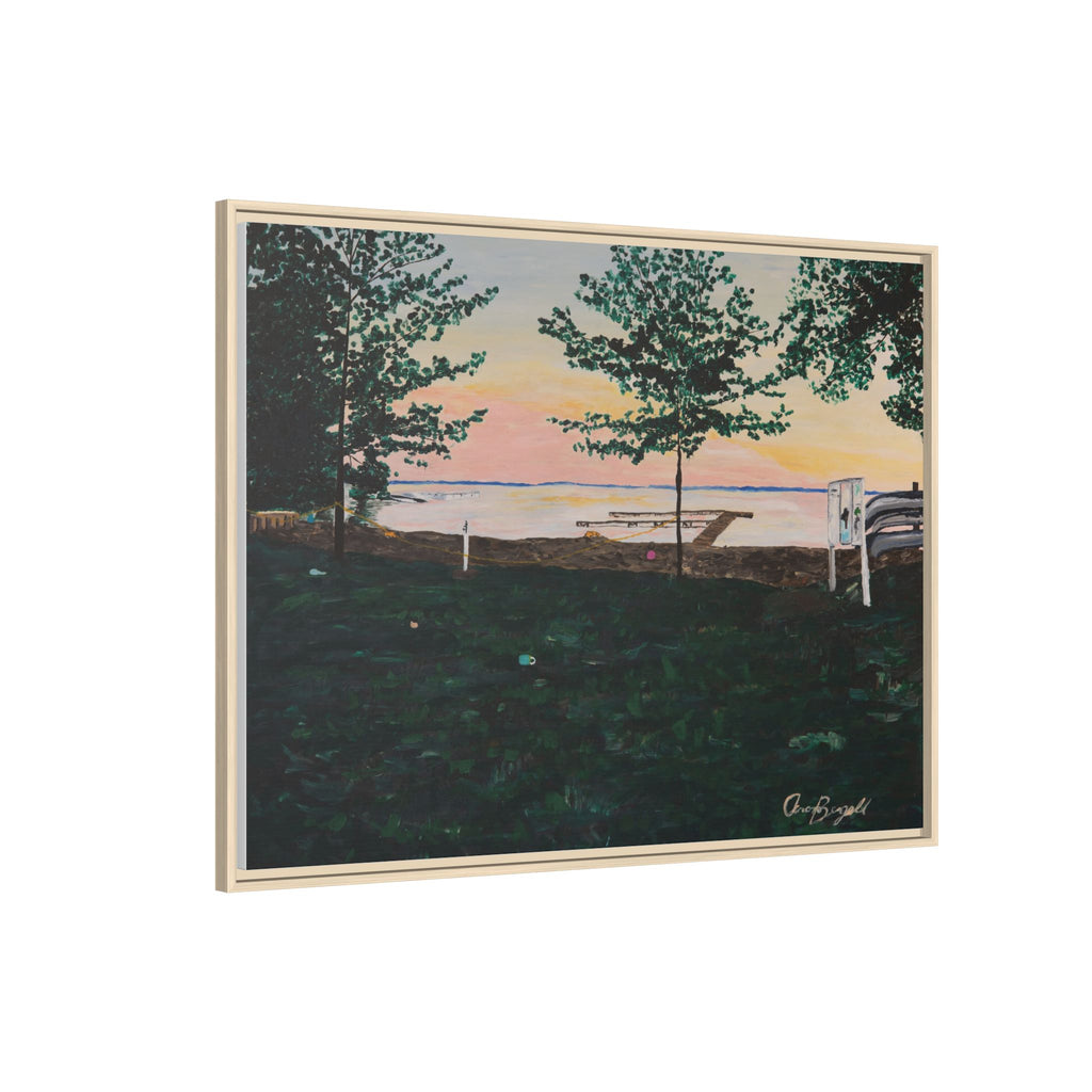 Matte Canvas, Framed (Multi-color)