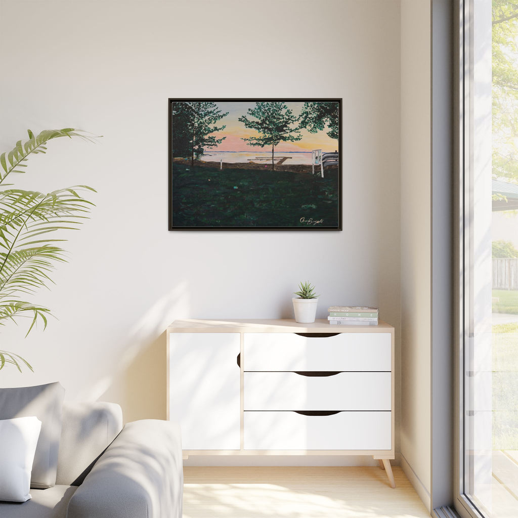 Matte Canvas, Framed (Multi-color)