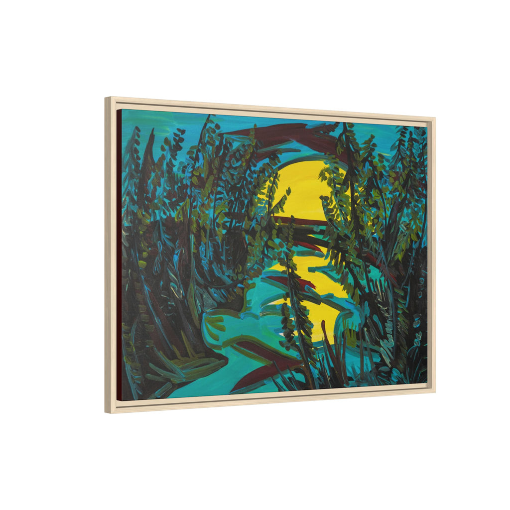 Matte Canvas, Framed (Multi-color)
