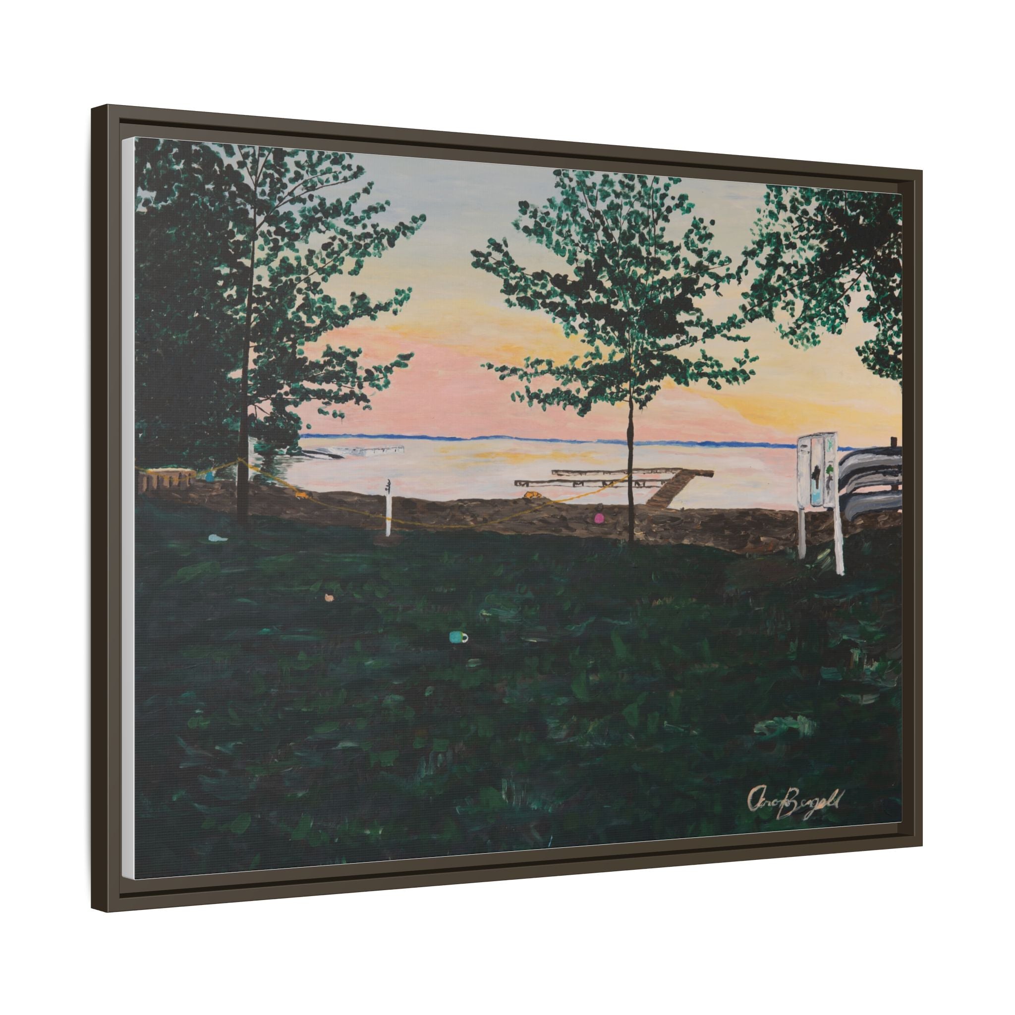Matte Canvas, Framed (Multi-color)