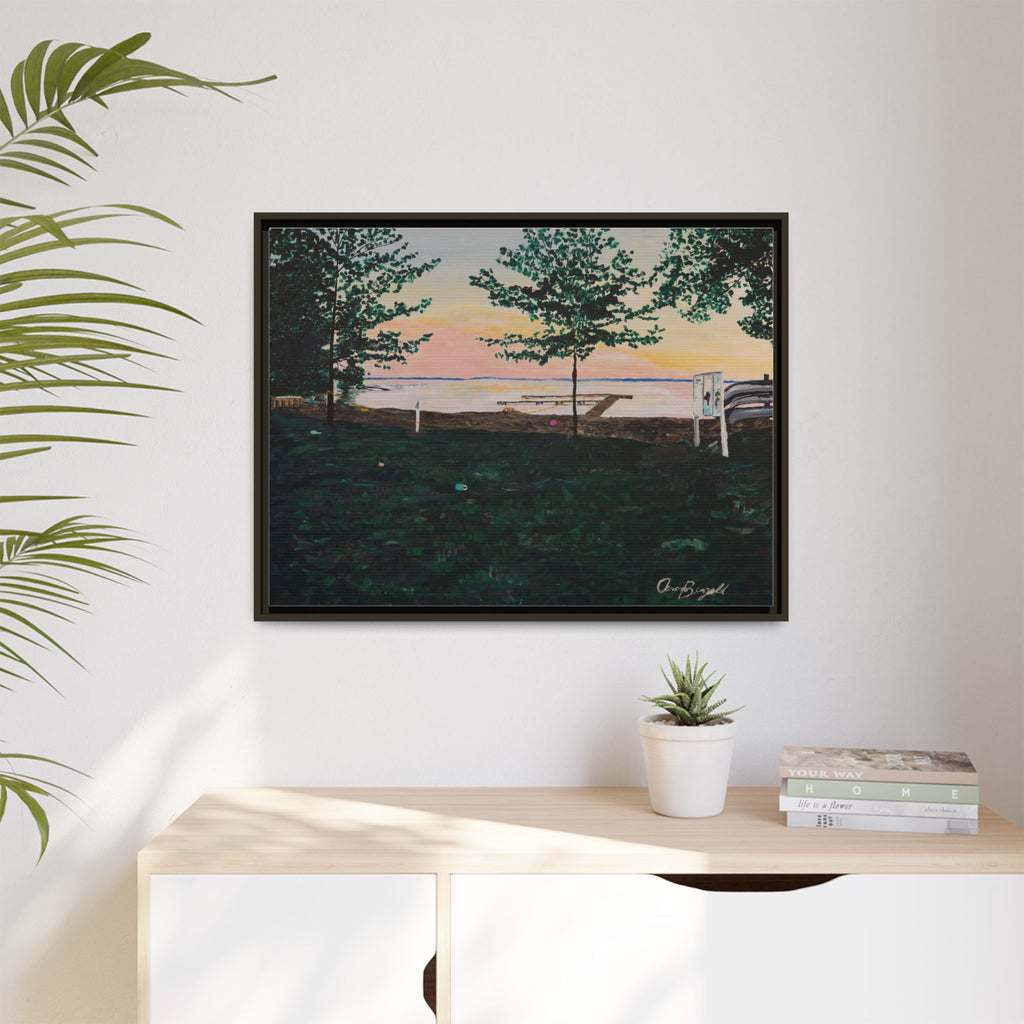 Matte Canvas, Framed (Multi-color)