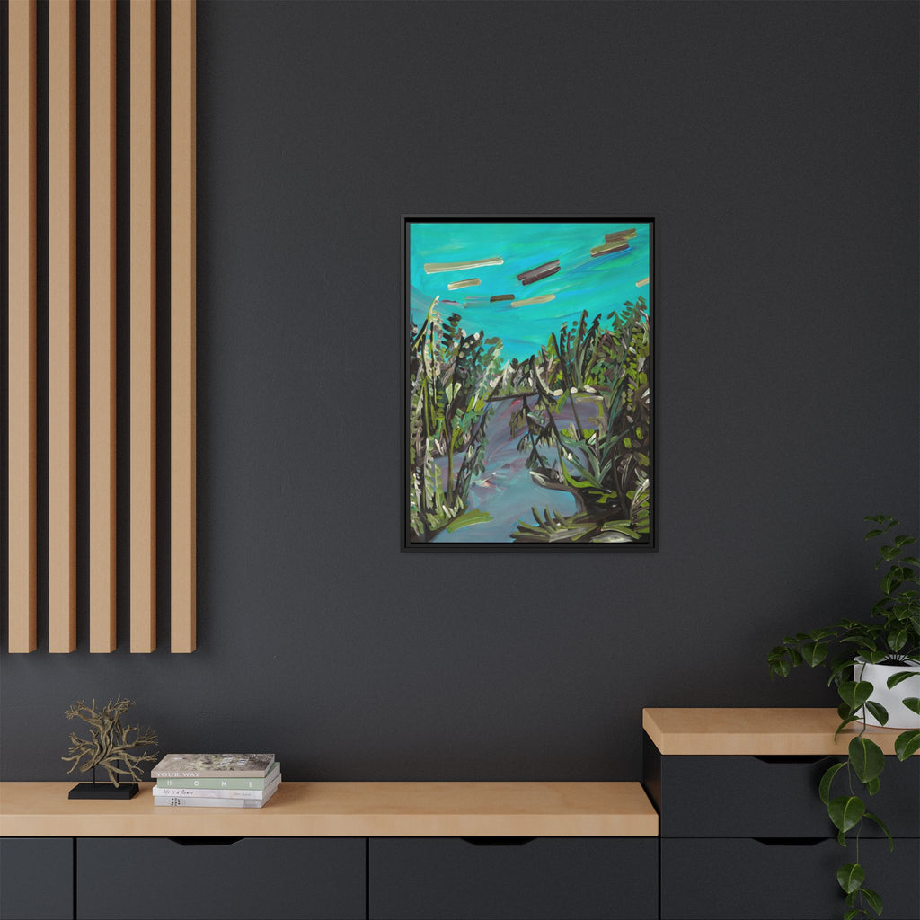 Matte Canvas, Framed (Multi-color)