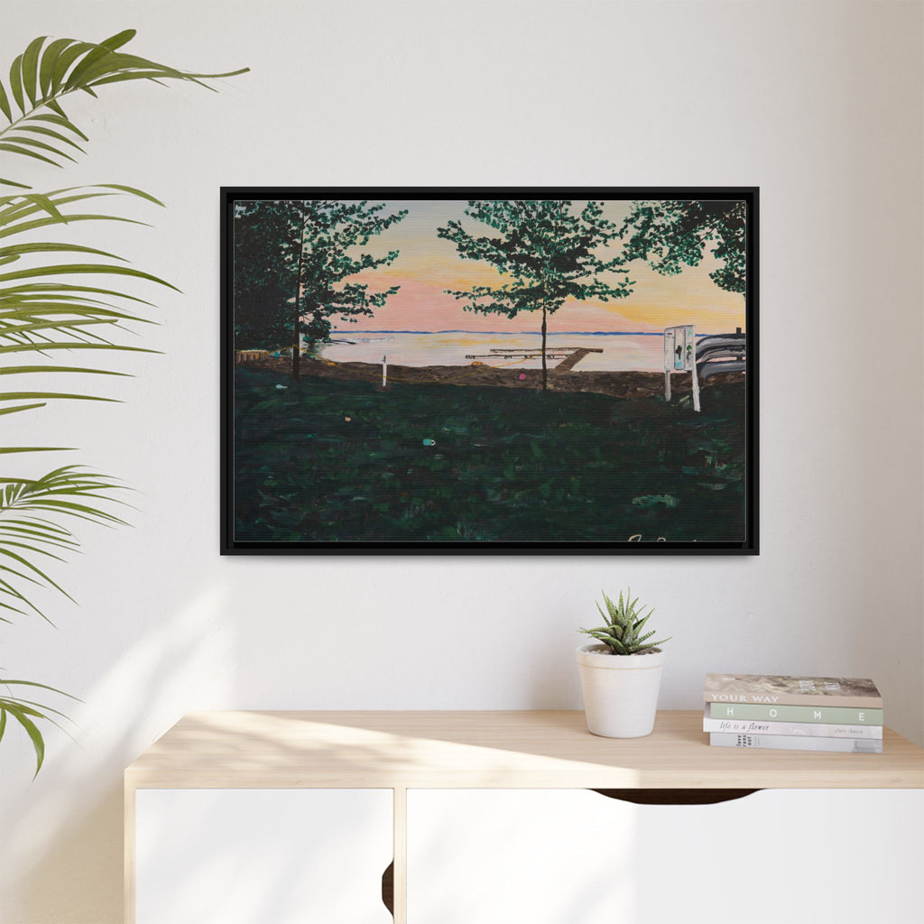 Matte Canvas, Framed (Multi-color)