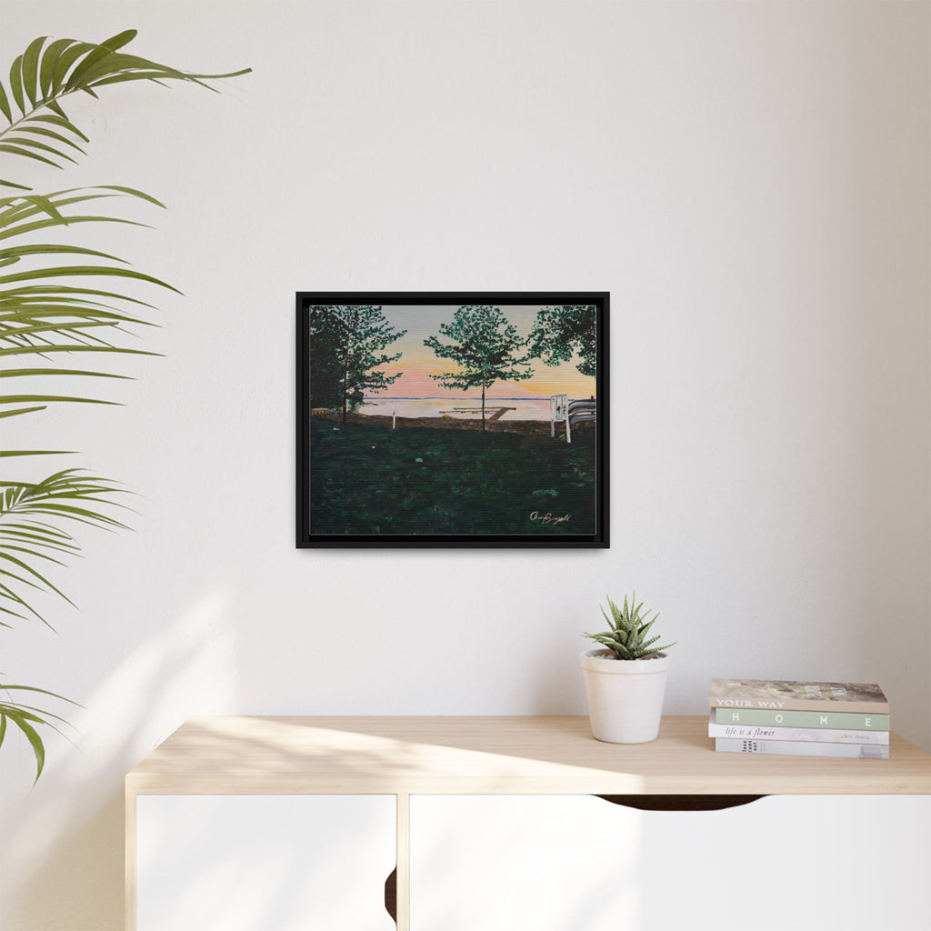 Matte Canvas, Framed (Multi-color)