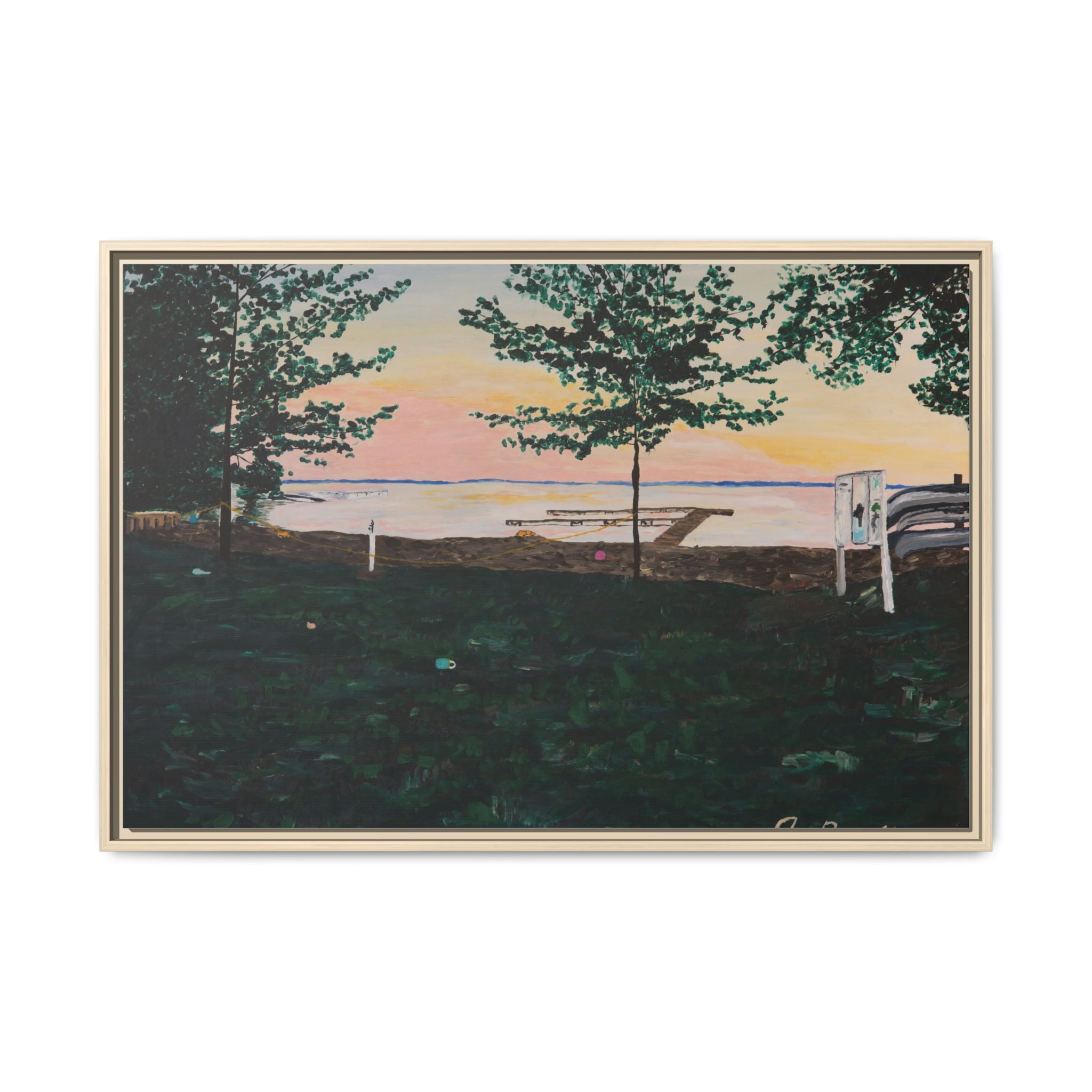 Matte Canvas, Framed (Multi-color)