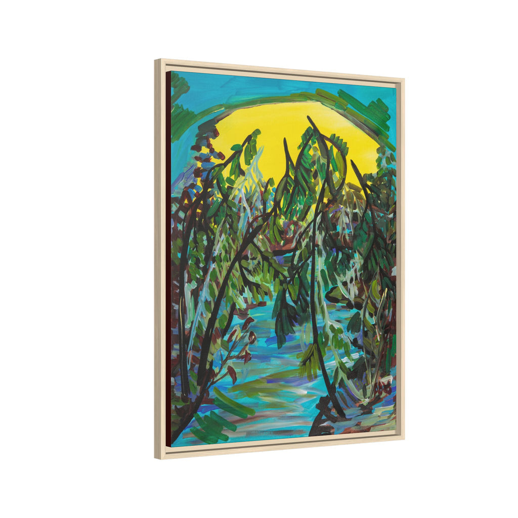 Matte Canvas, Framed (Multi-color)