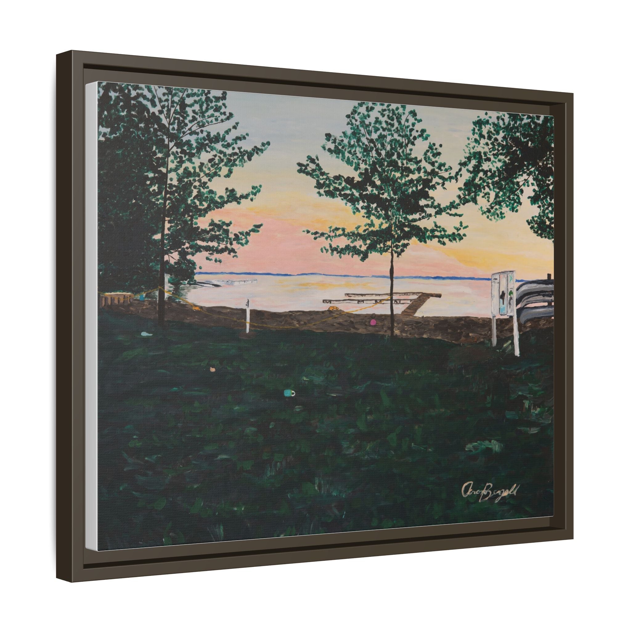 Matte Canvas, Framed (Multi-color)