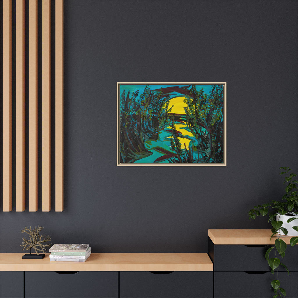 Matte Canvas, Framed (Multi-color)