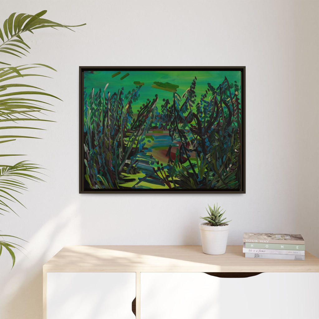 Matte Canvas, Framed (Multi-color)