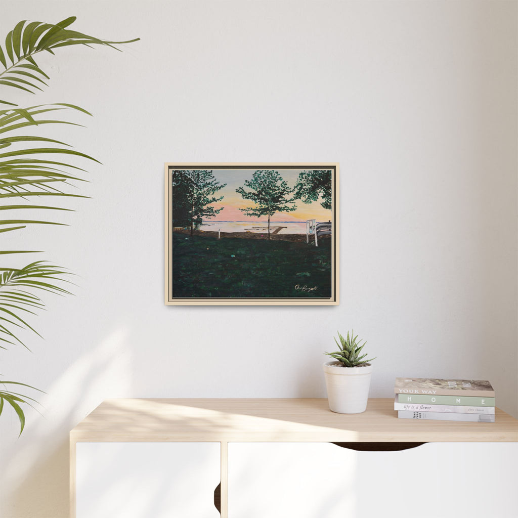 Matte Canvas, Framed (Multi-color)
