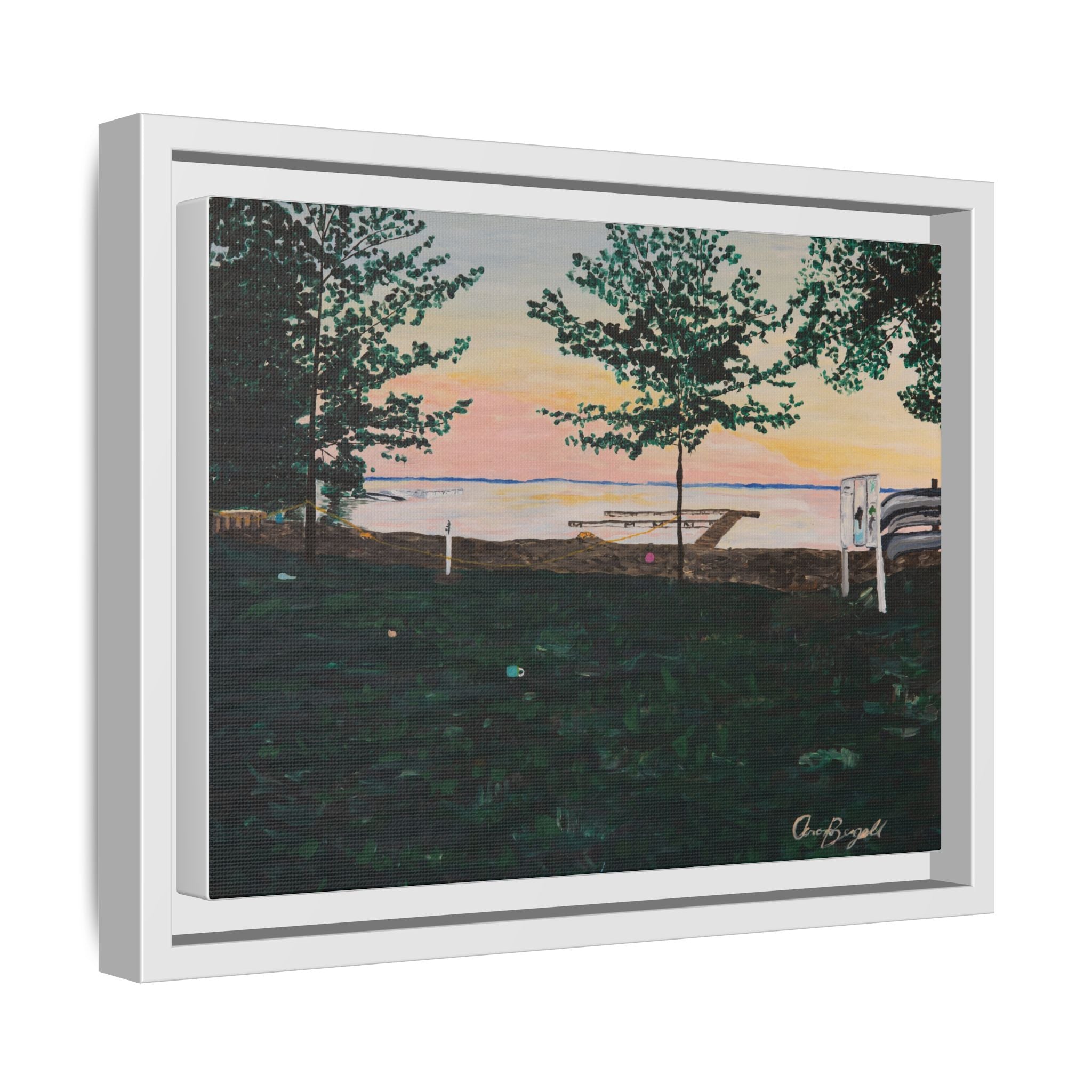 Matte Canvas, Framed (Multi-color)