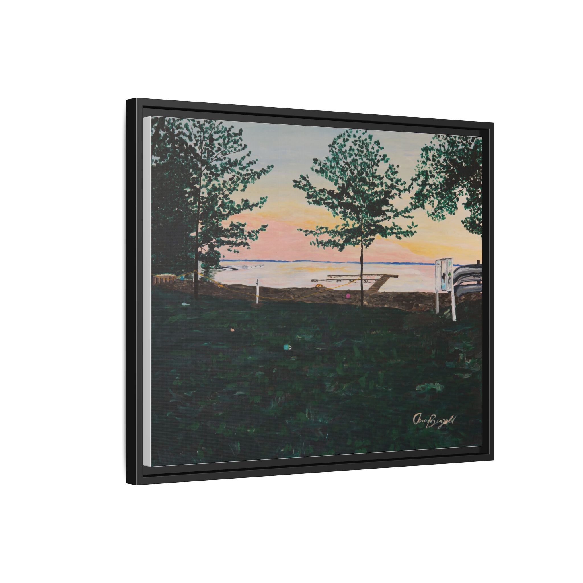 Matte Canvas, Framed (Multi-color)