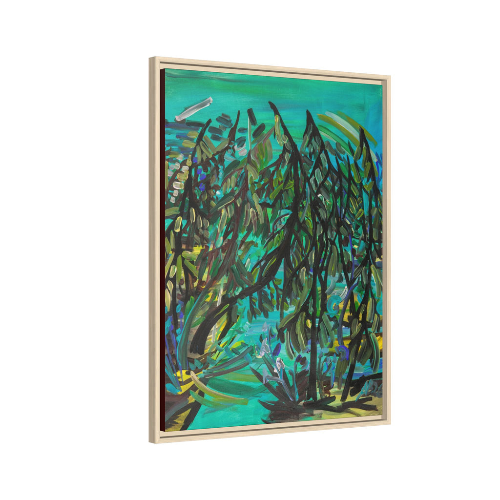Matte Canvas, Framed (Multi-color)