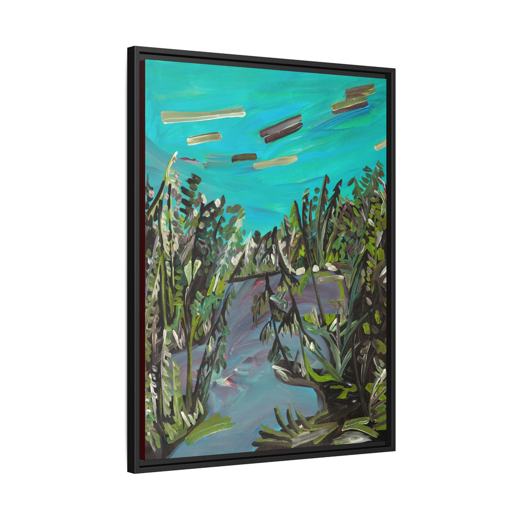 Matte Canvas, Framed (Multi-color)
