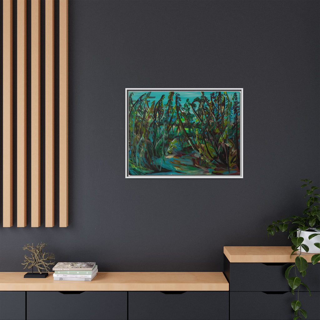 Matte Canvas, Framed (Multi-color)